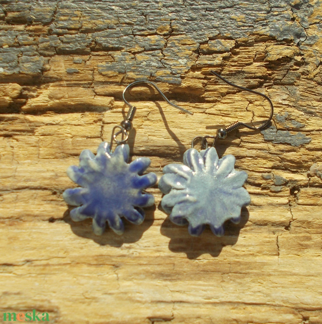 Virág fülbevaló - ékszer - fülbevaló - lógó fülbevaló - Meska.hu