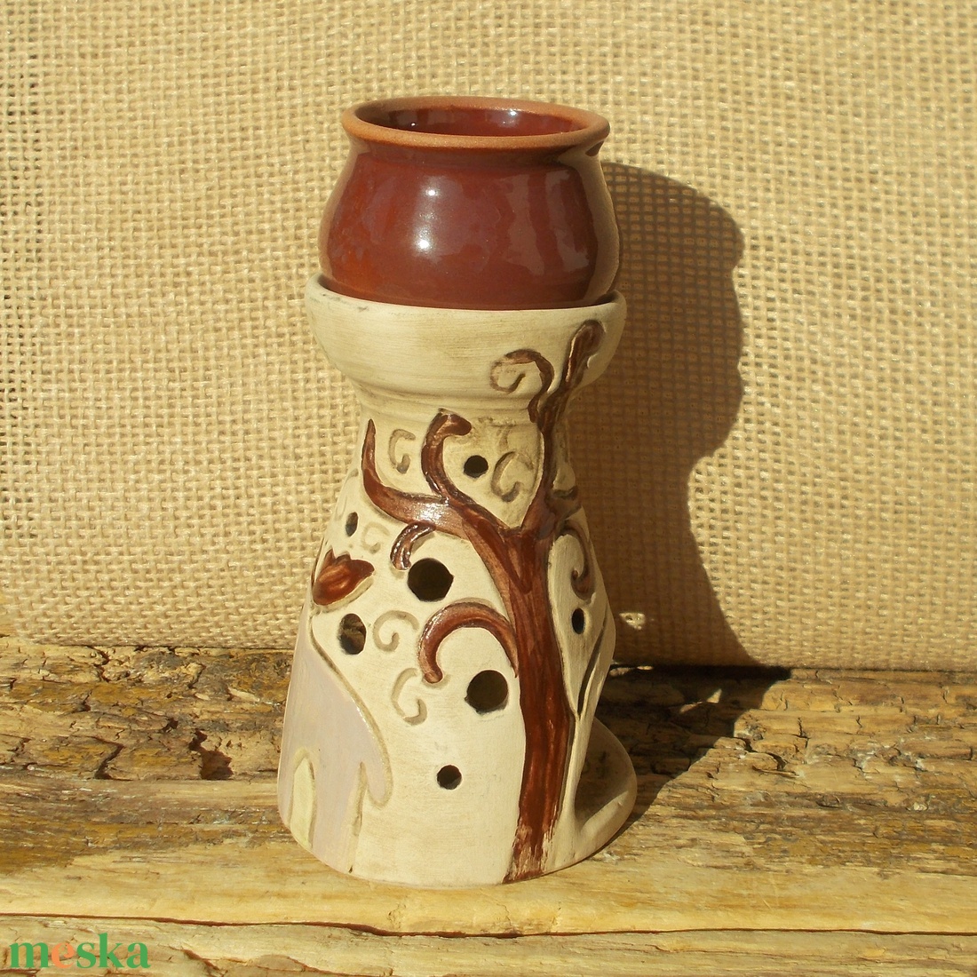 Párologtató rénszarvasokkal - otthon & életmód - gyertya, illat, aroma - mécses és mécsestartó - Meska.hu