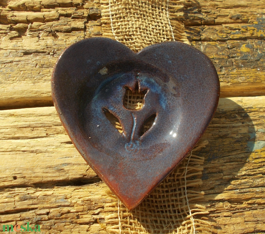 Tulipános szappantartó - otthon & életmód - fürdőszoba - szappantartó - Meska.hu