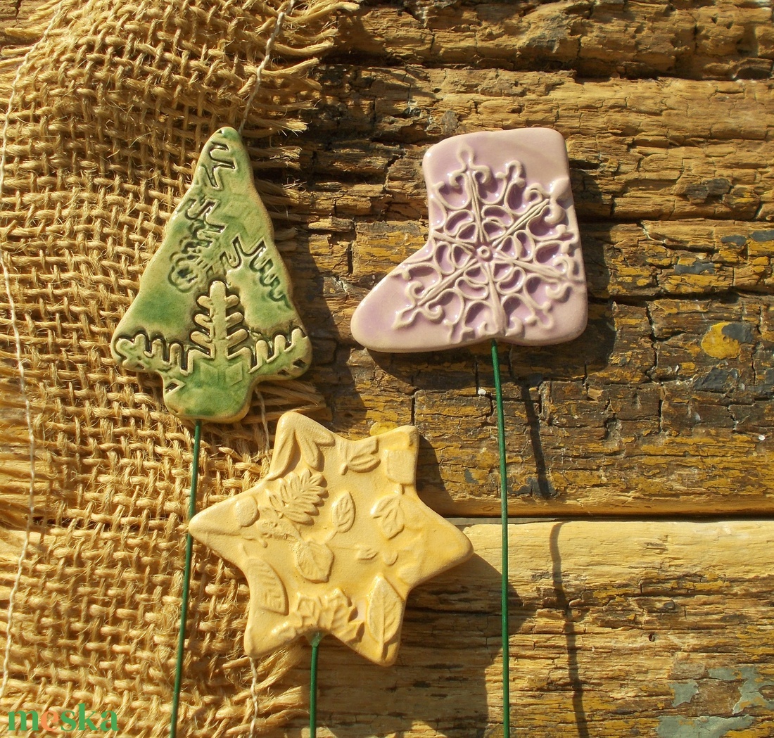 Tűzhetö díszek - karácsony - karácsonyi lakásdekoráció - karácsonyfadíszek - Meska.hu