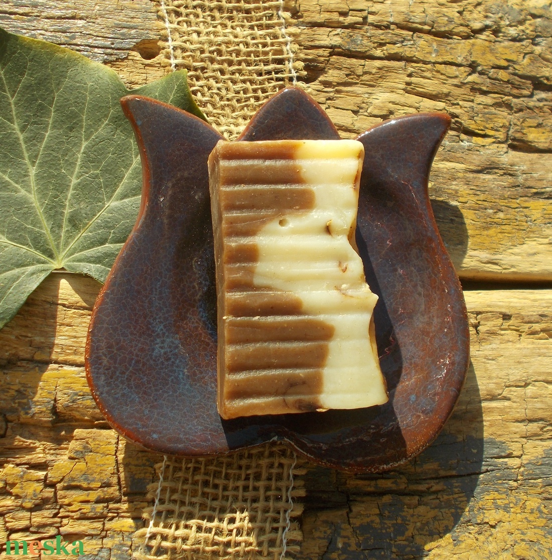 Tulipános szappantartó - otthon & életmód - fürdőszoba - szappantartó - Meska.hu