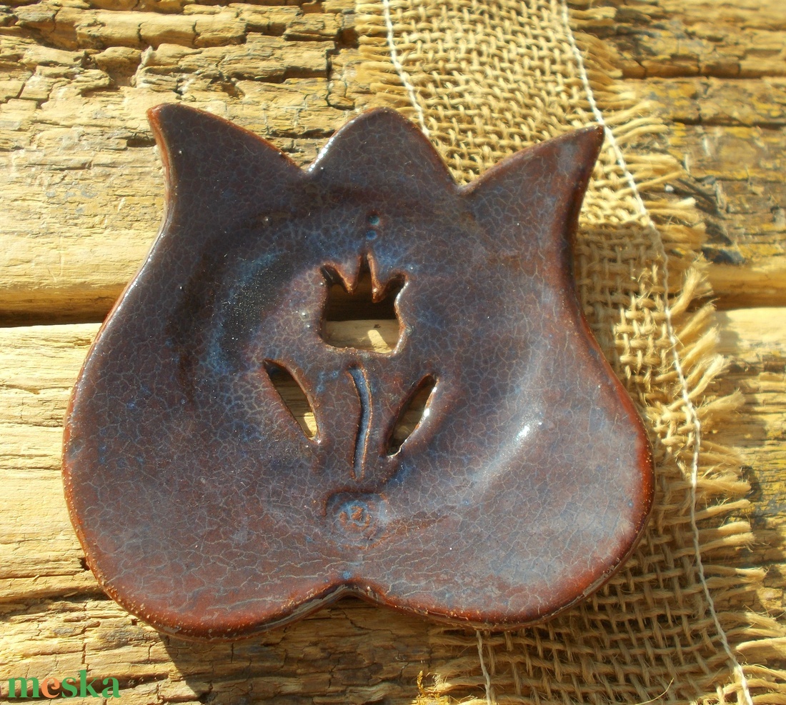 Tulipános szappantartó - otthon & életmód - fürdőszoba - szappantartó - Meska.hu