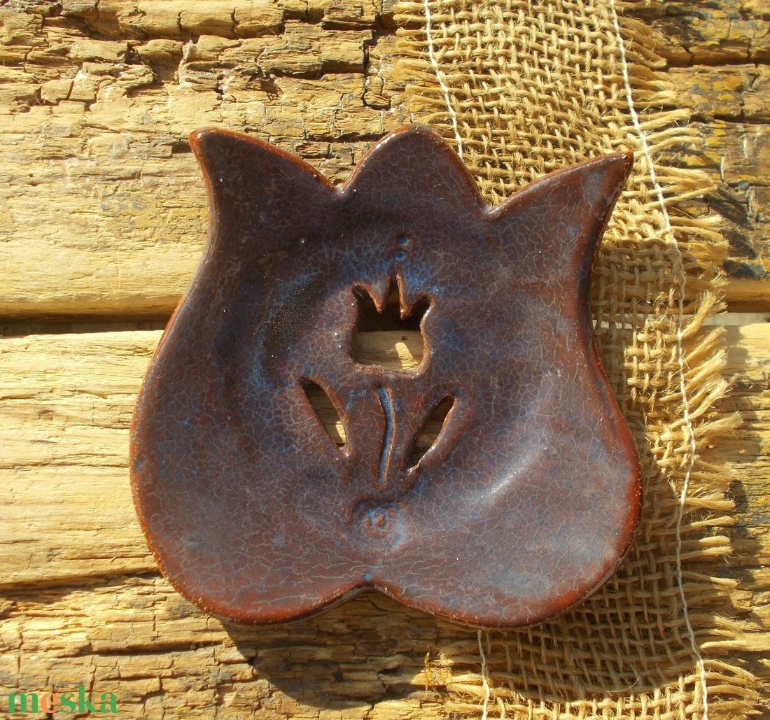 Tulipános szappantartó - otthon & életmód - fürdőszoba - szappantartó - Meska.hu