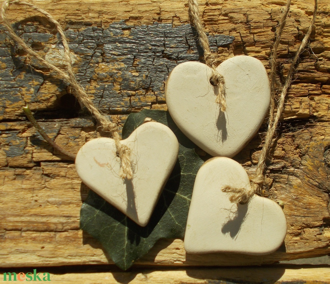 3 db mázas karácsonyfadísz  - karácsony - karácsonyi lakásdekoráció - karácsonyfadíszek - Meska.hu