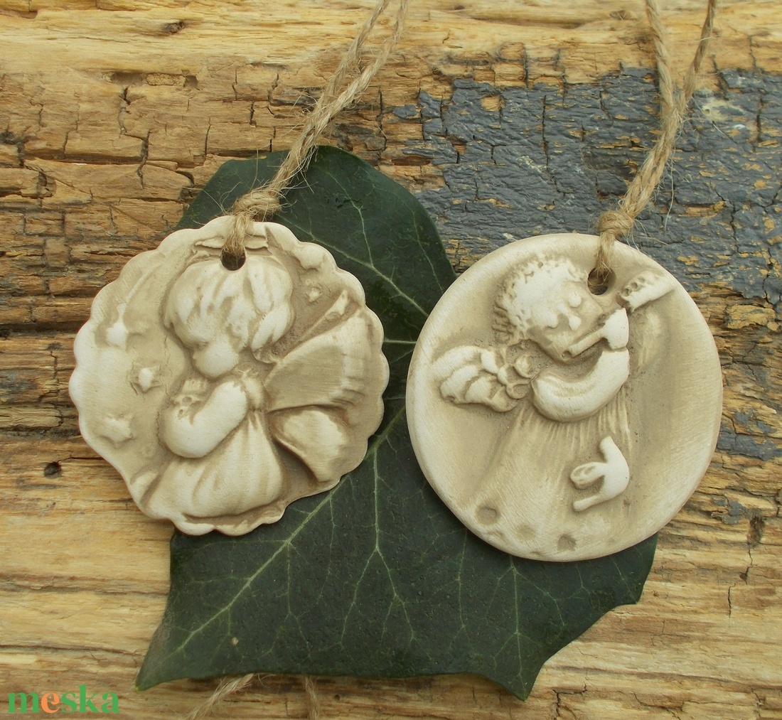 2 db Vintage karácsonyfadísz.  - karácsony - karácsonyi lakásdekoráció - karácsonyfadíszek - Meska.hu