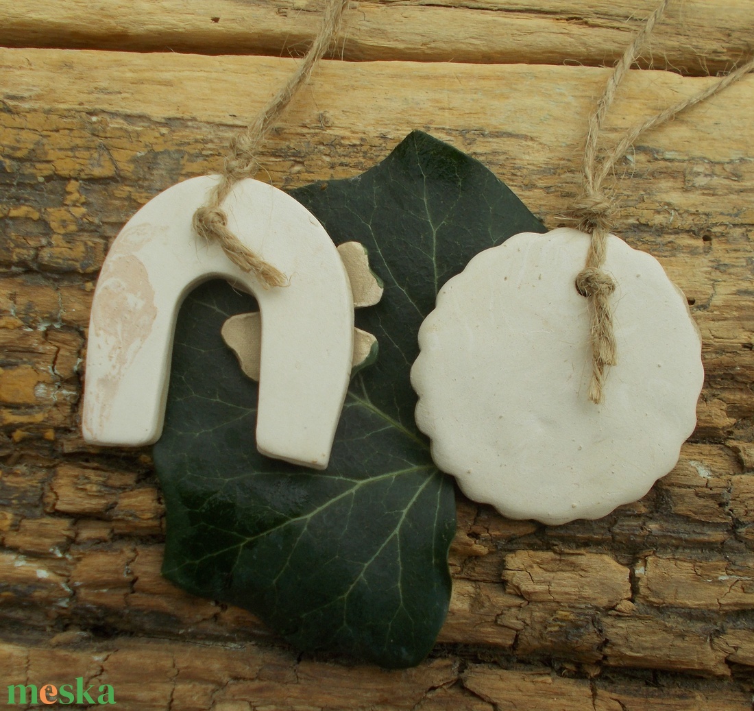 2 db Vintage karácsonyfadísz.  - karácsony - karácsonyi lakásdekoráció - karácsonyfadíszek - Meska.hu