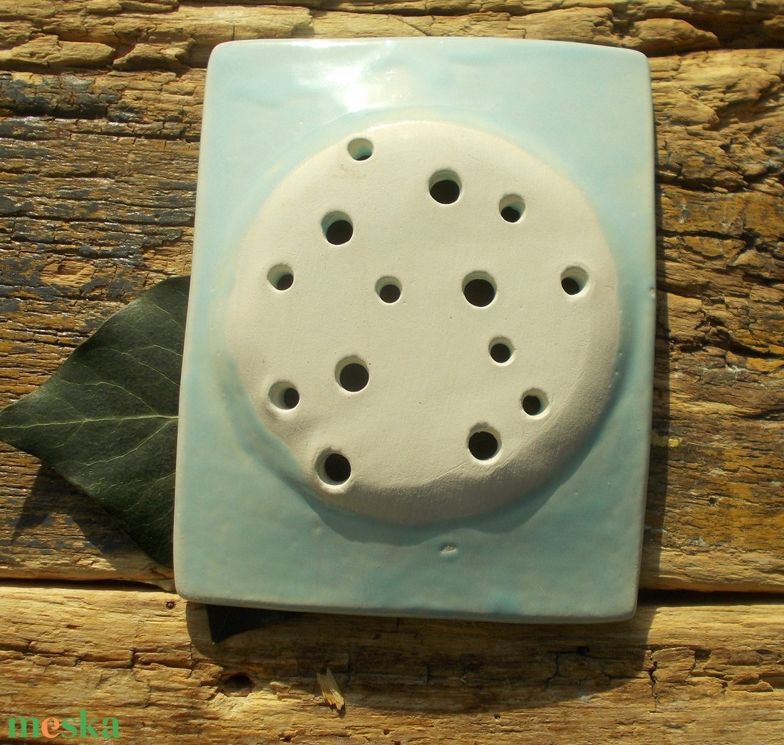 Életfa mintás  szappantartó - otthon & életmód - fürdőszoba - szappantartó - Meska.hu