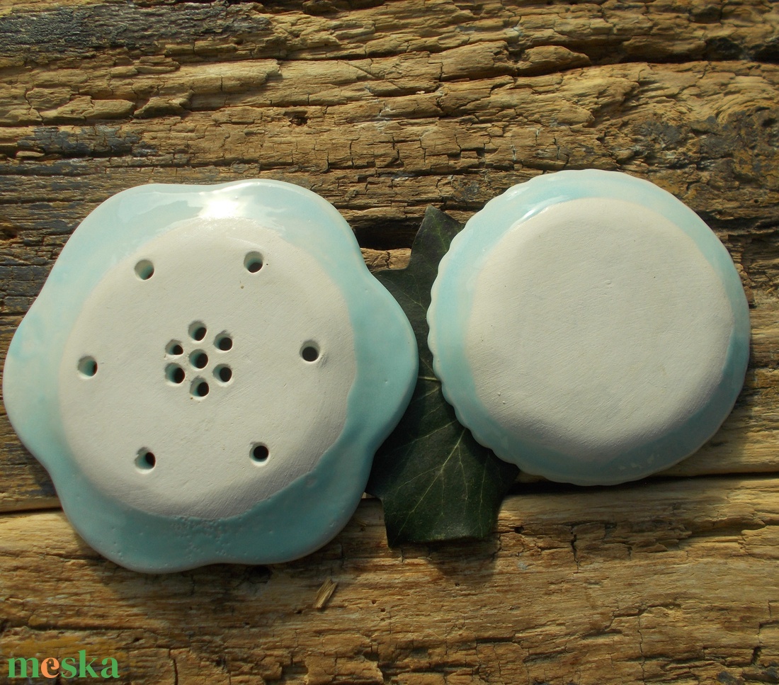 Tenxérnyi szappantartó szappantartó  + gyűrűtartó - otthon & életmód - fürdőszoba - szappantartó - Meska.hu