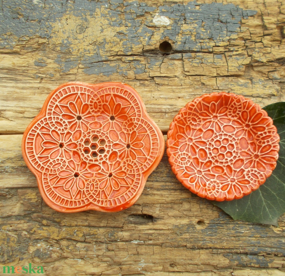 Tenxérnyi szappantartó szappantartó  + gyűrűtartó - otthon & életmód - fürdőszoba - szappantartó - Meska.hu