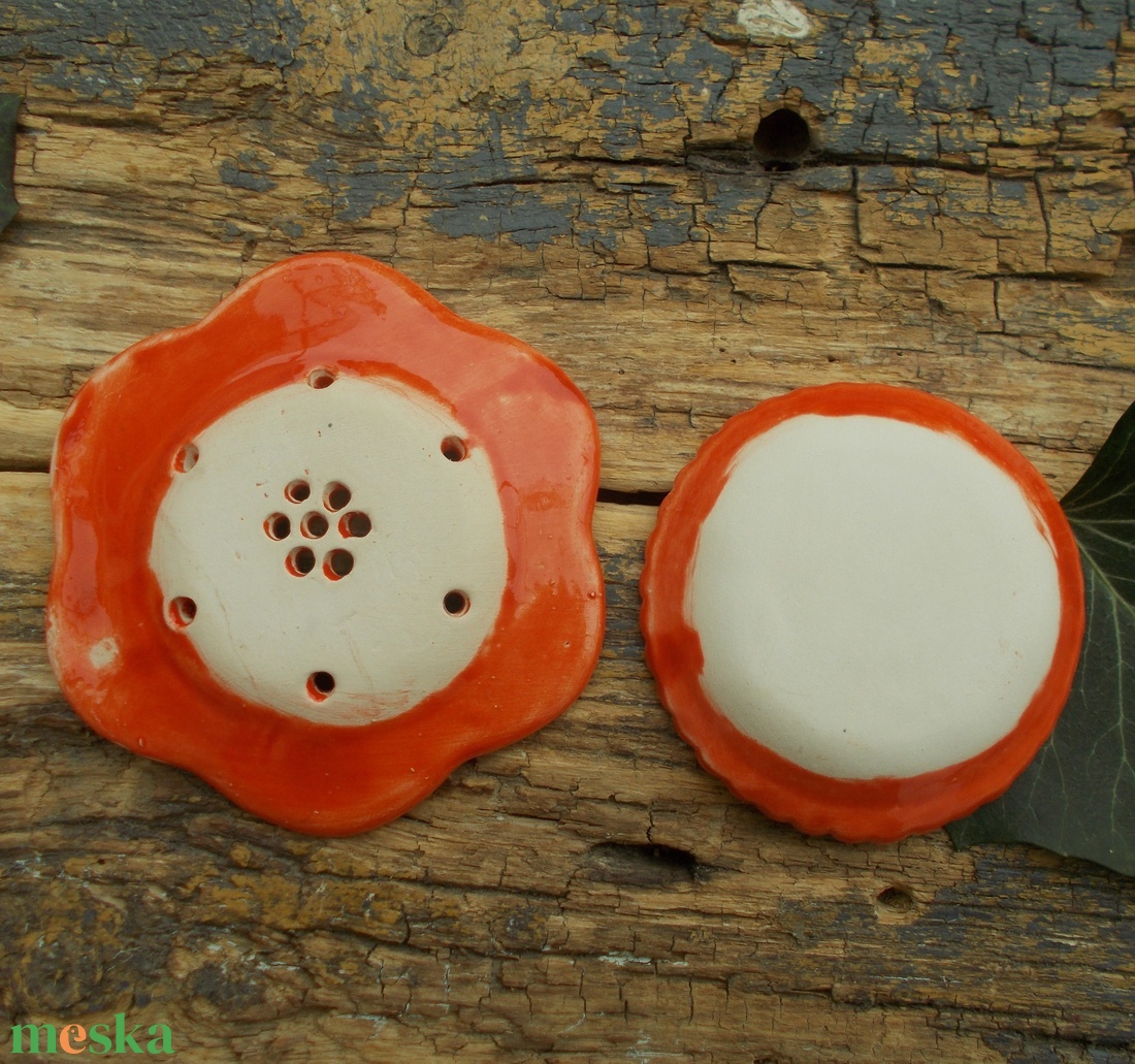 Tenxérnyi szappantartó szappantartó  + gyűrűtartó - otthon & életmód - fürdőszoba - szappantartó - Meska.hu