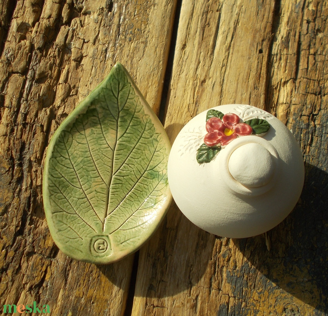 Virágos párologtató szett. - otthon & életmód - gyertya, illat, aroma - párologtató - Meska.hu