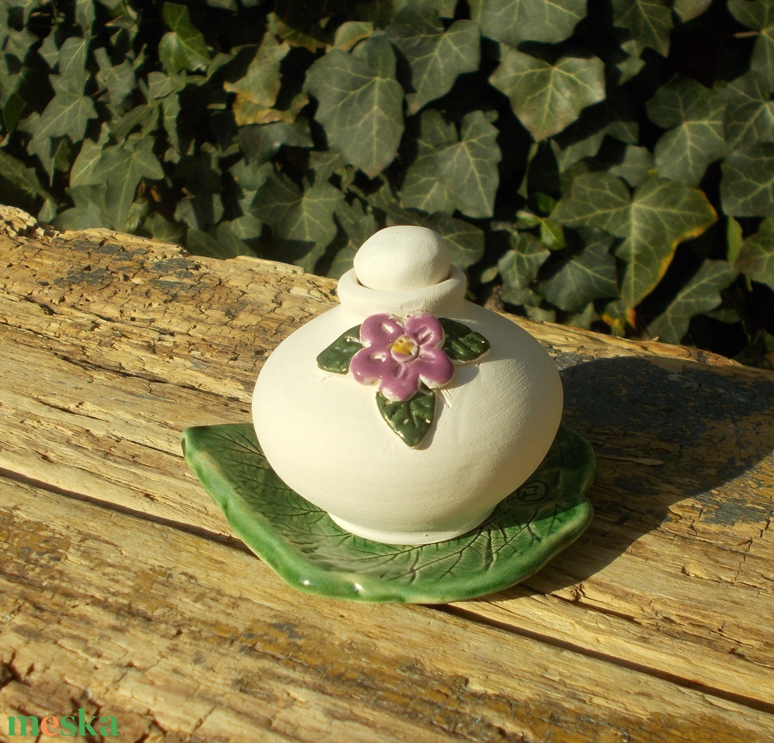 Virágos párologtató szett. - otthon & életmód - gyertya, illat, aroma - párologtató - Meska.hu