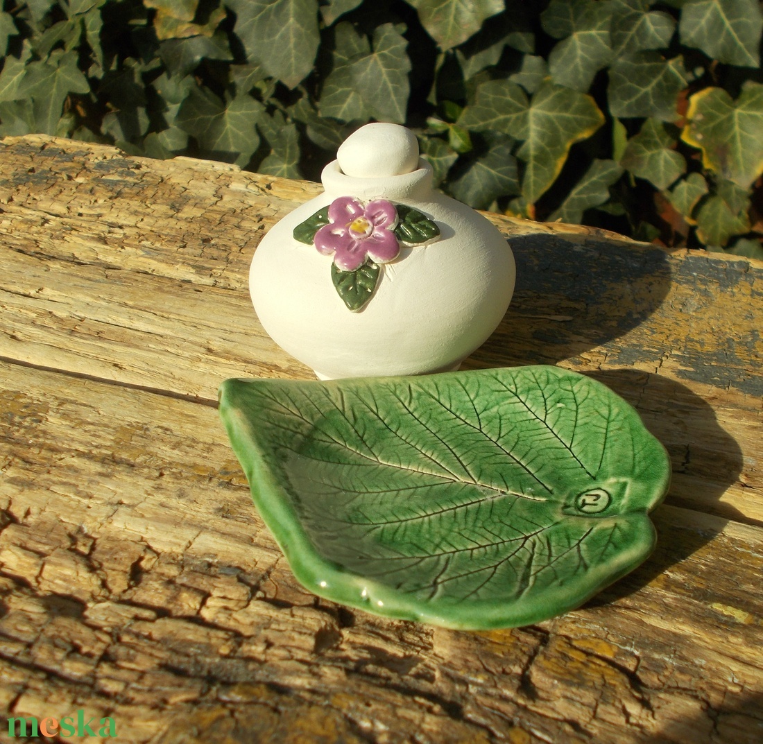 Virágos párologtató szett. - otthon & életmód - gyertya, illat, aroma - párologtató - Meska.hu