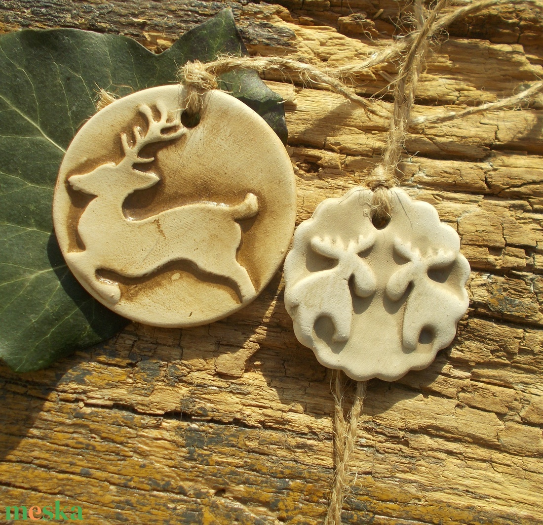 4 db Vintage karácsonyfadísz.  - karácsony - karácsonyi lakásdekoráció - karácsonyfadíszek - Meska.hu