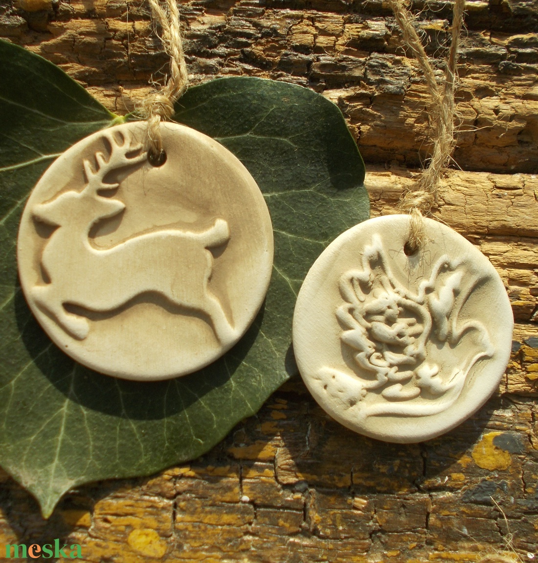 4 db Vintage karácsonyfadísz.  - karácsony - karácsonyi lakásdekoráció - karácsonyfadíszek - Meska.hu