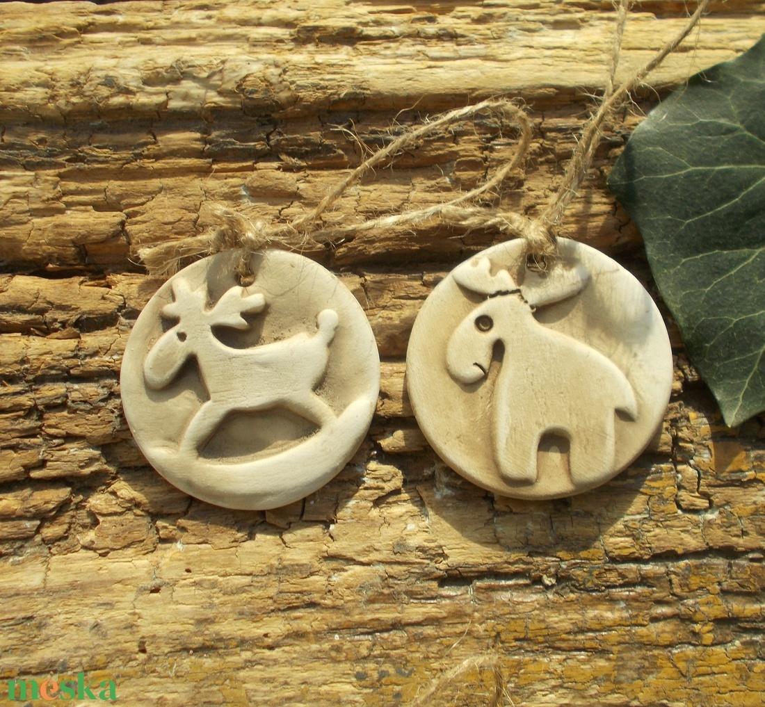 4 db Vintage karácsonyfadísz.  - karácsony - karácsonyi lakásdekoráció - karácsonyfadíszek - Meska.hu