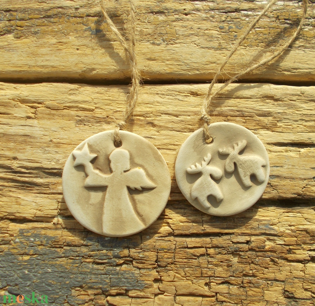 4 db Vintage karácsonyfadísz.  - karácsony - karácsonyi lakásdekoráció - karácsonyfadíszek - Meska.hu