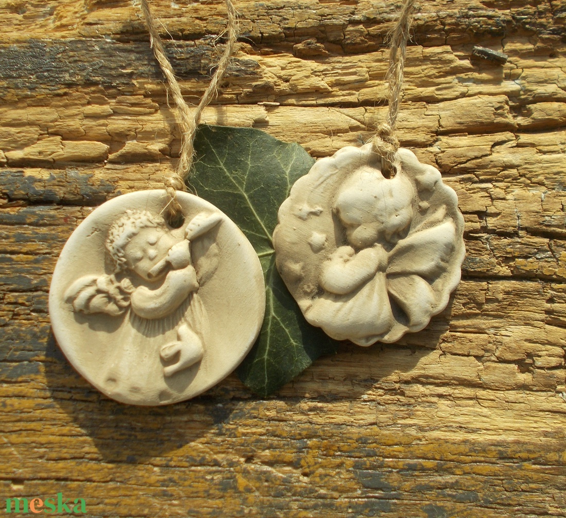 2 db Vintage karácsonyfadísz.  - karácsony - karácsonyi lakásdekoráció - karácsonyfadíszek - Meska.hu