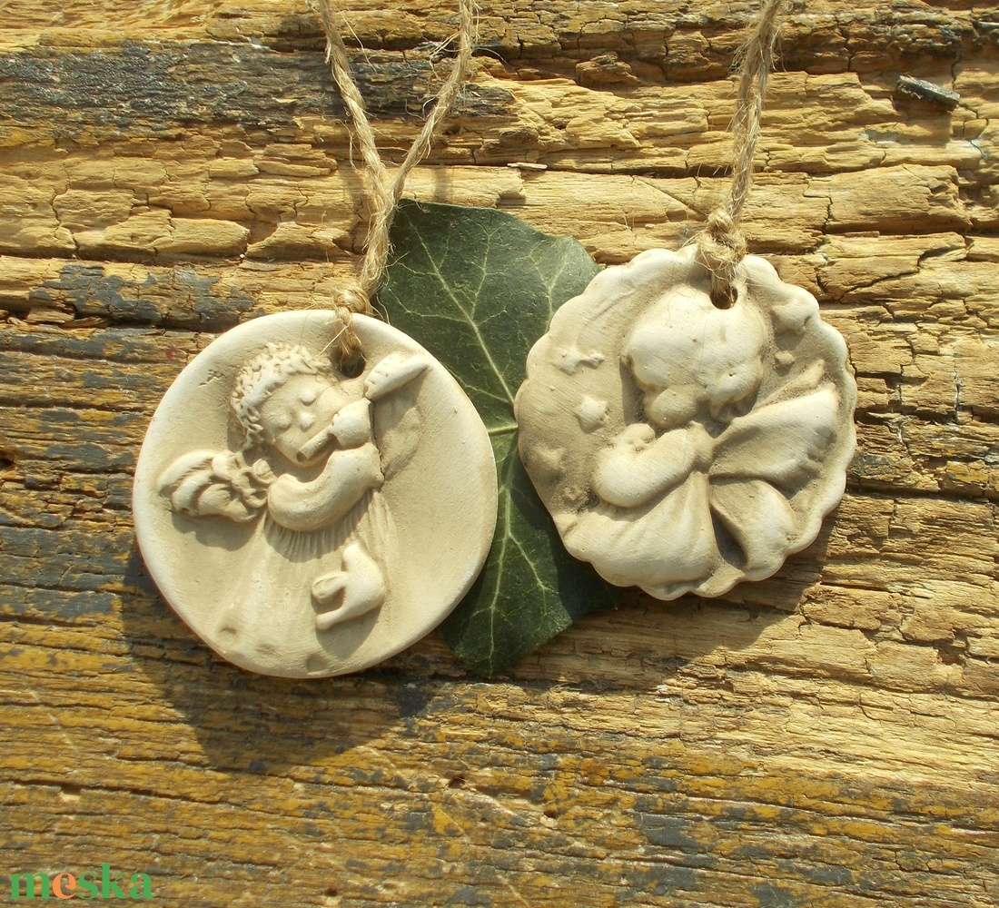 2 db Vintage karácsonyfadísz.  - karácsony - karácsonyi lakásdekoráció - karácsonyfadíszek - Meska.hu