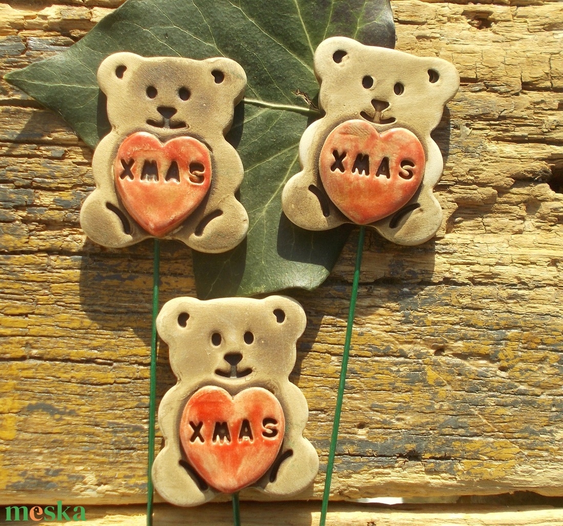 Macik - karácsony - karácsonyi lakásdekoráció - karácsonyfadíszek - Meska.hu