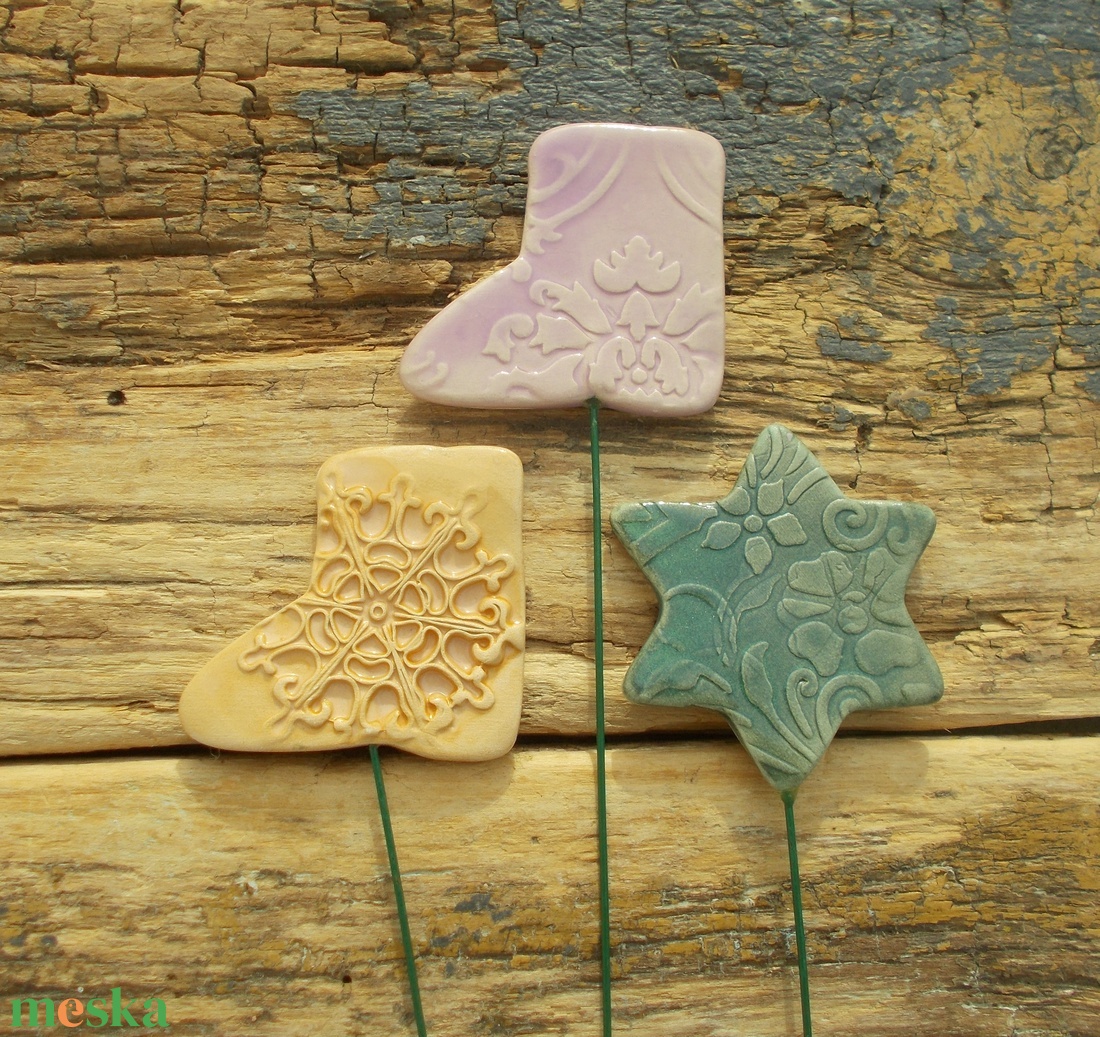 Tűzhetö díszek - karácsony - karácsonyi lakásdekoráció - karácsonyfadíszek - Meska.hu