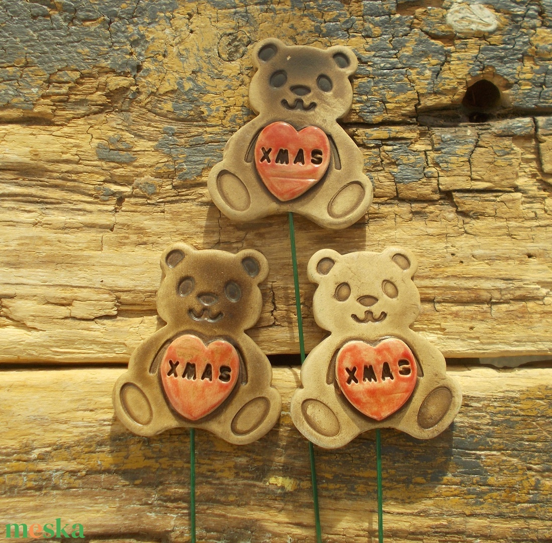 Macik - karácsony - karácsonyi lakásdekoráció - karácsonyfadíszek - Meska.hu