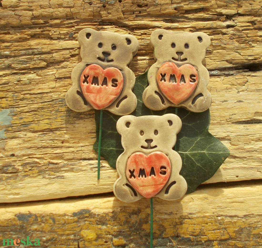 Macik - karácsony - karácsonyi lakásdekoráció - karácsonyfadíszek - Meska.hu