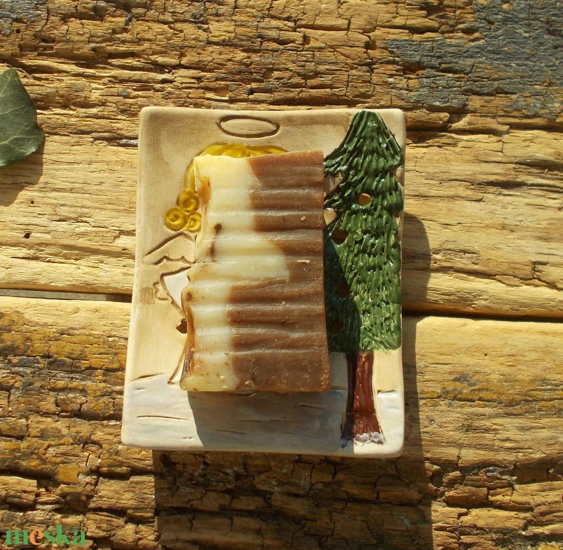 Angyalkás  szappantartó - otthon & életmód - fürdőszoba - szappantartó - Meska.hu