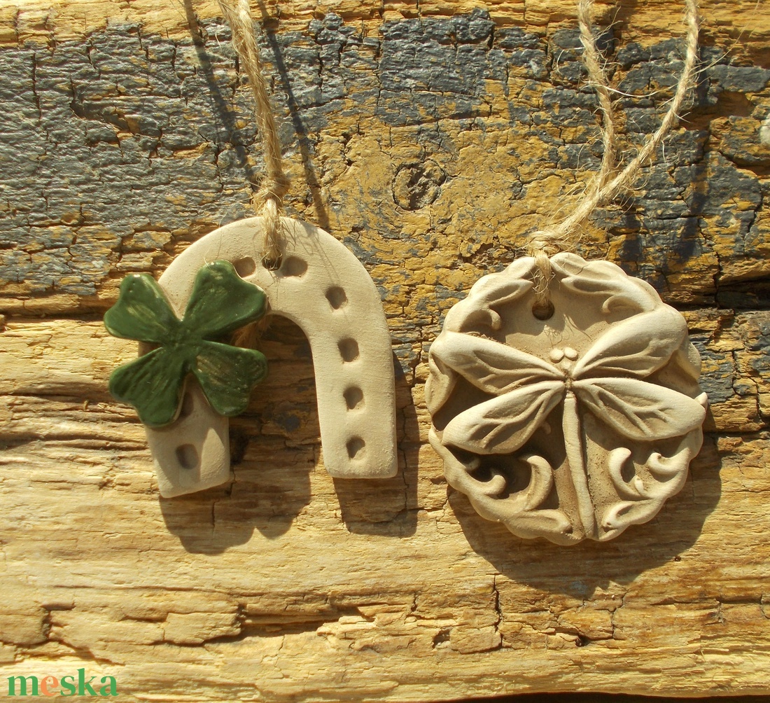 2 db Vintage karácsonyfadísz.  - karácsony - karácsonyi lakásdekoráció - karácsonyfadíszek - Meska.hu