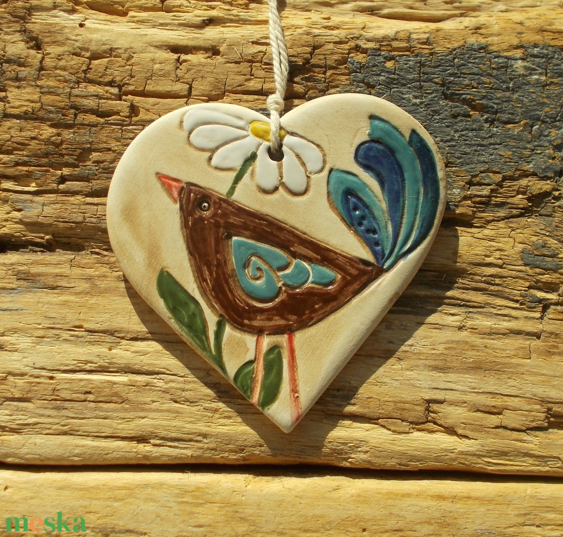 Madárka, falikép - otthon & életmód - dekoráció - kép & falikép - táblakép - Meska.hu