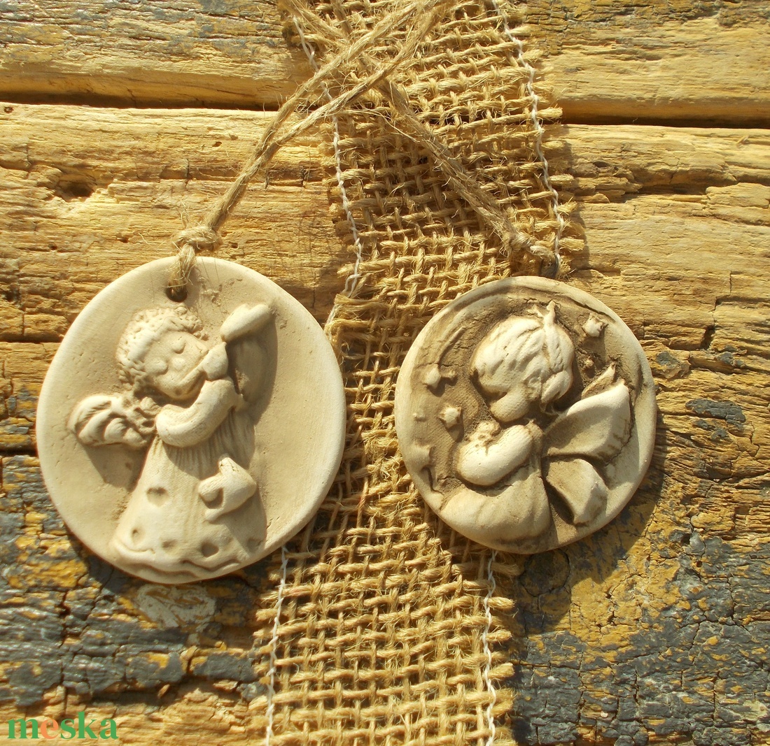 2 db Vintage karácsonyfadísz.  - karácsony - karácsonyi lakásdekoráció - karácsonyfadíszek - Meska.hu