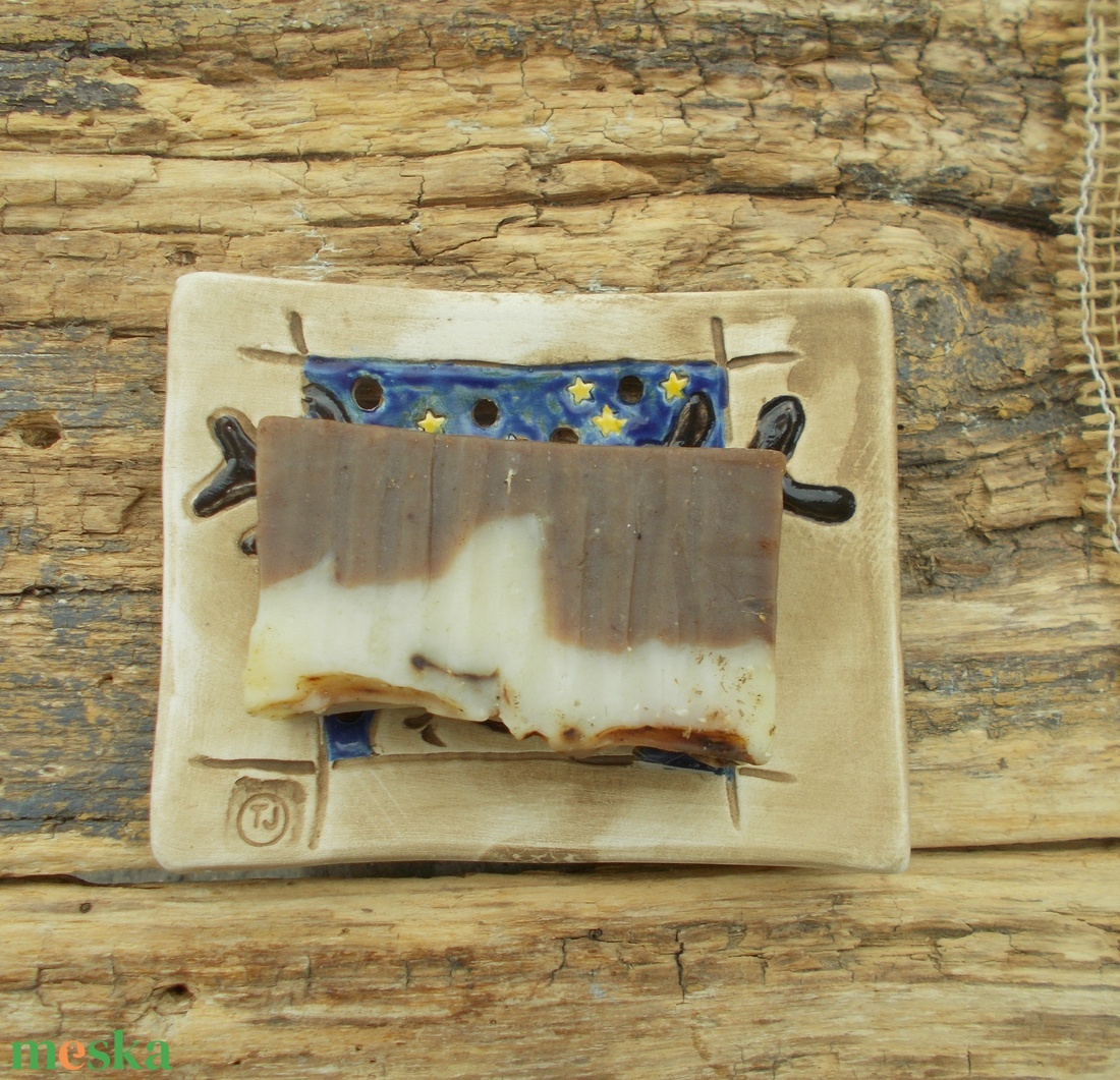 Szappantartó rénszarvassal - otthon & életmód - fürdőszoba - szappantartó - Meska.hu