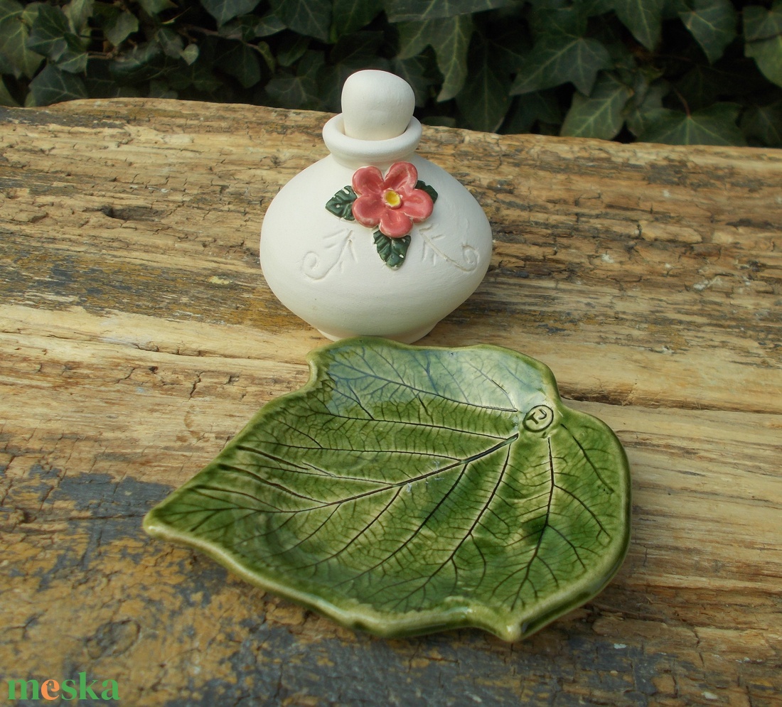 Virágos párologtató szett. - otthon & életmód - gyertya, illat, aroma - párologtató - Meska.hu