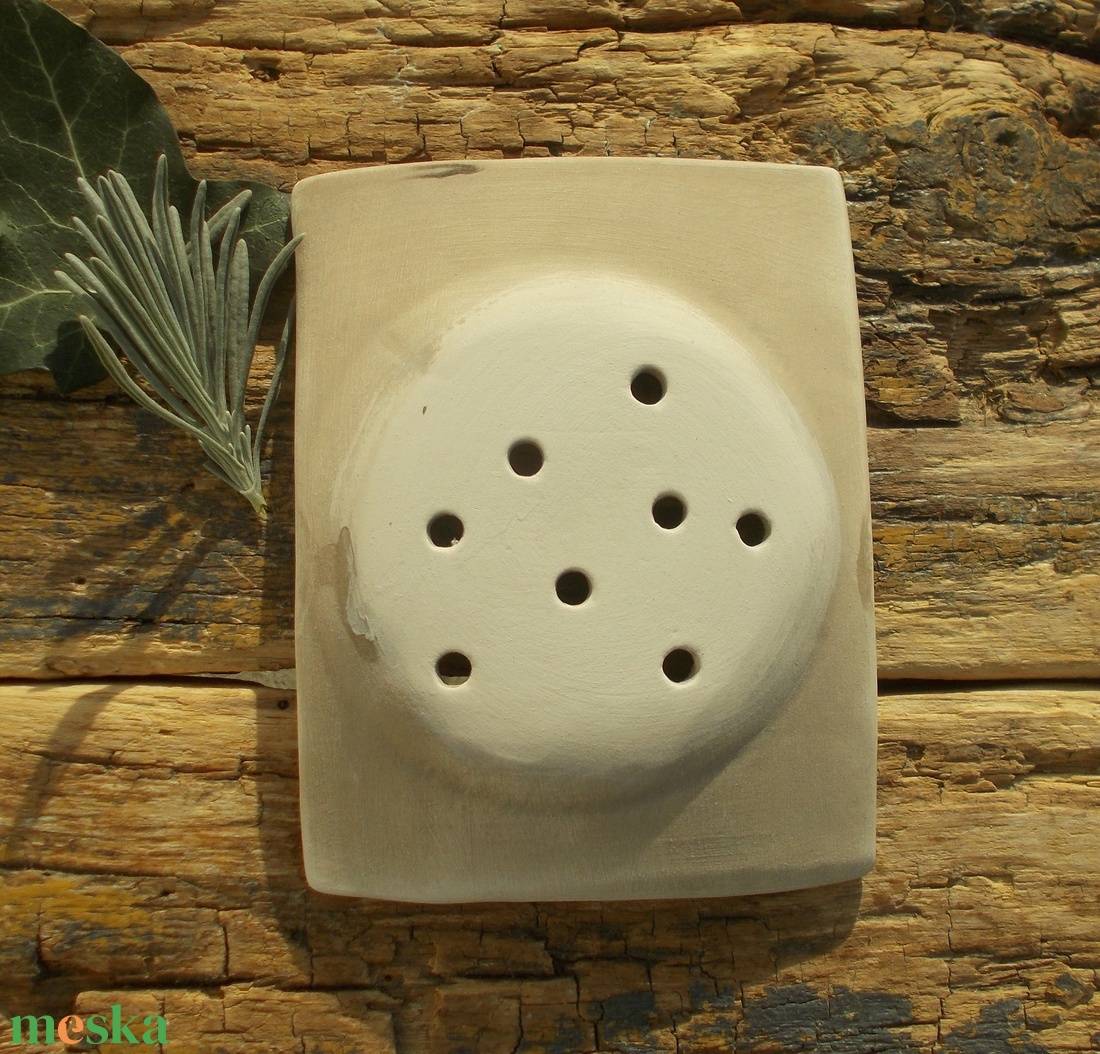  Levendulás szappantartó - otthon & életmód - fürdőszoba - szappantartó - Meska.hu