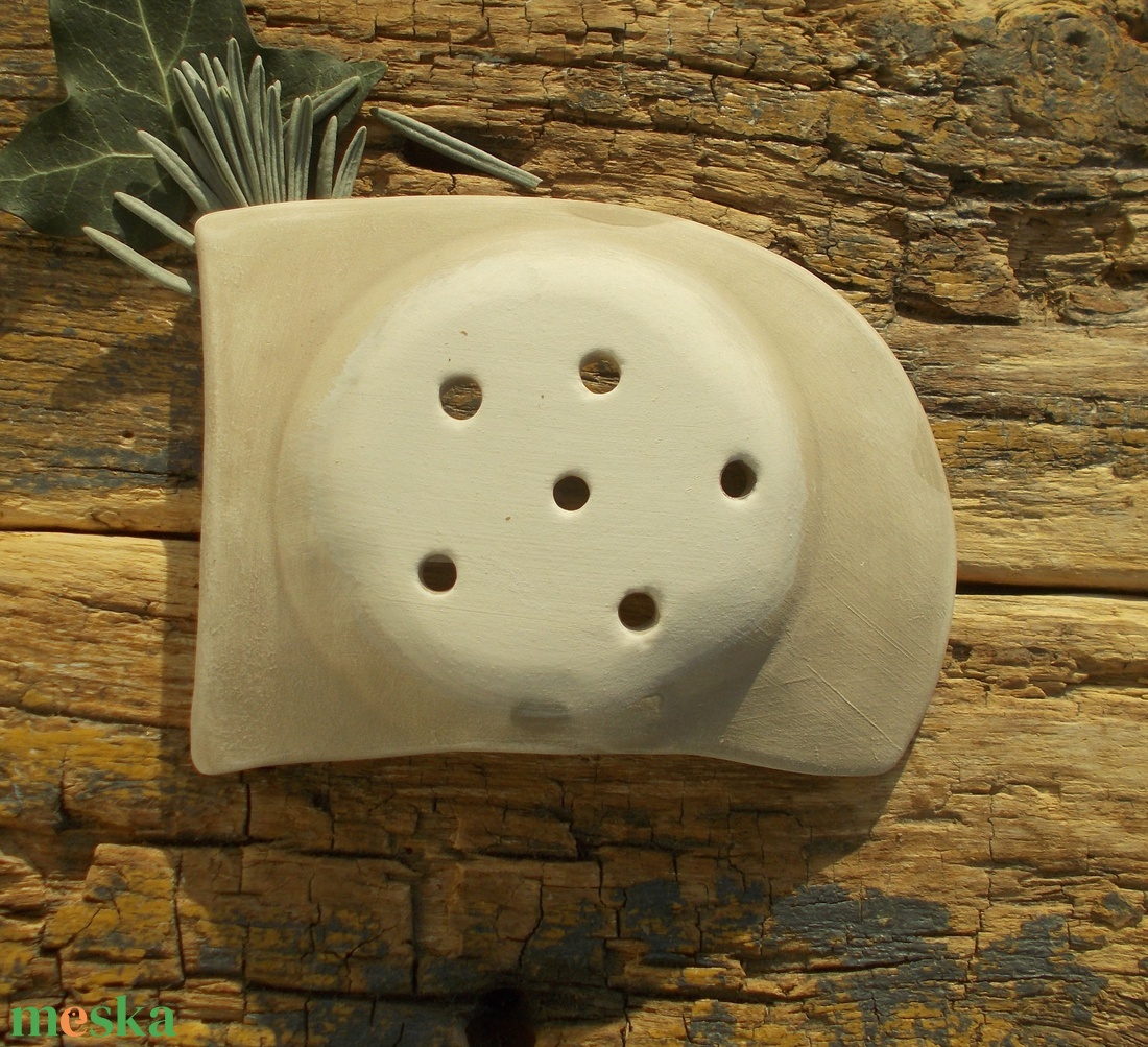  Levendulás szappantartó - otthon & életmód - fürdőszoba - szappantartó - Meska.hu