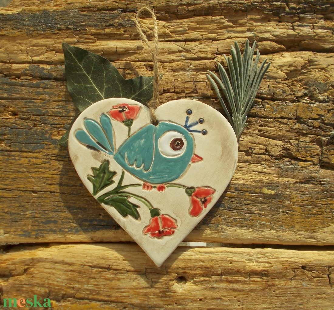 Kék madár, falikép - otthon & életmód - dekoráció - kép & falikép - táblakép - Meska.hu