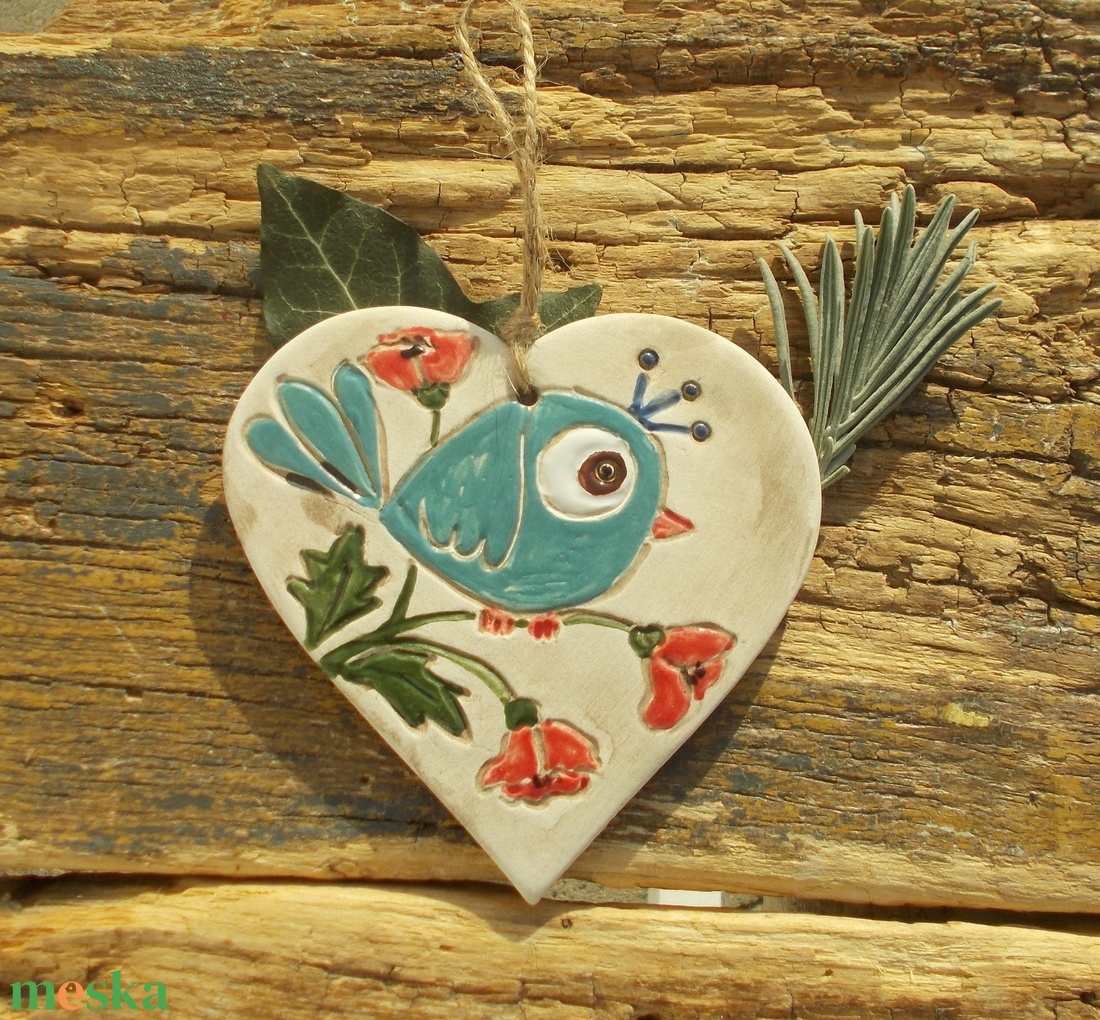 Kék madár, falikép - otthon & életmód - dekoráció - kép & falikép - táblakép - Meska.hu