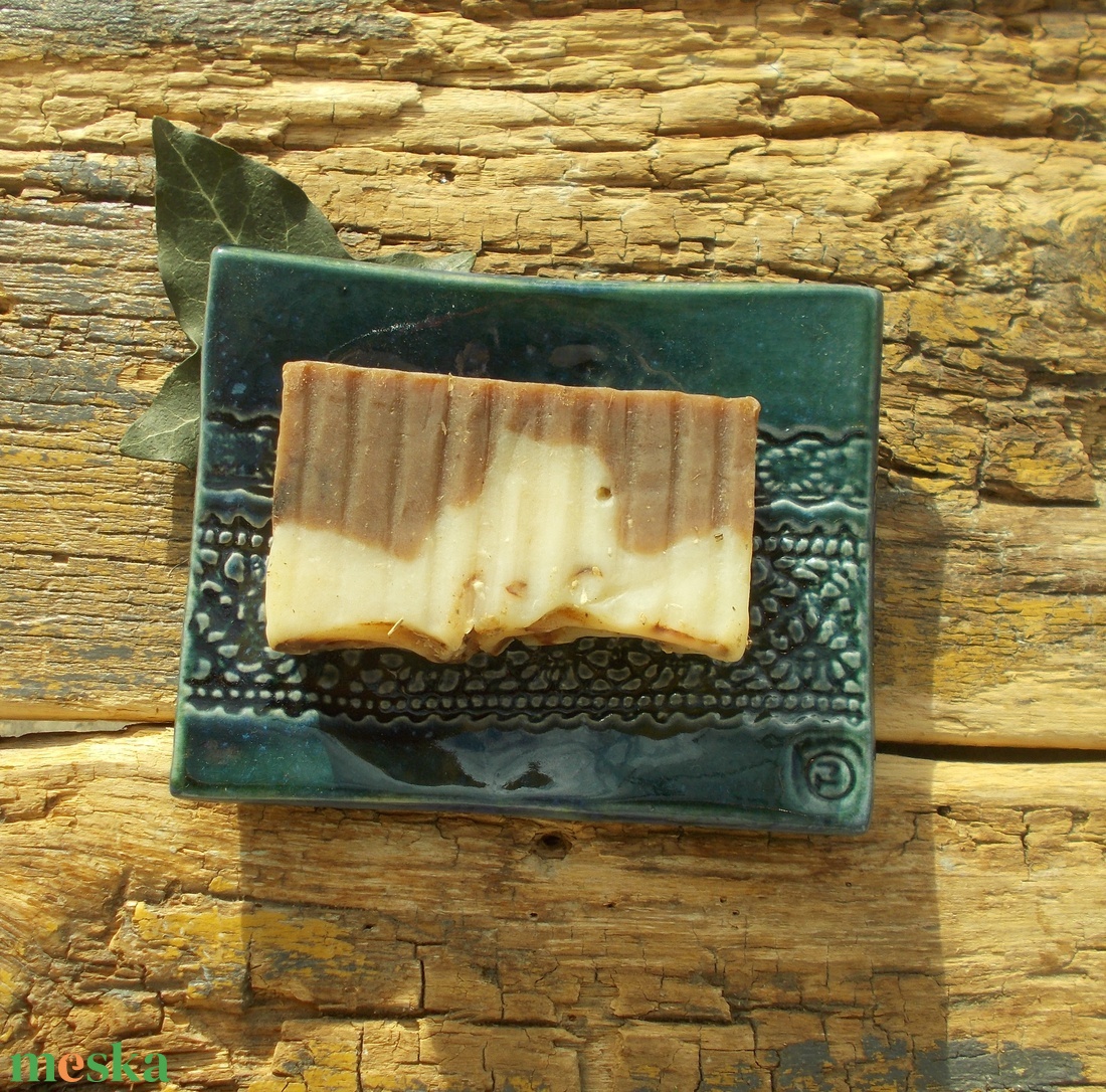 Kék szappantartó - otthon & életmód - fürdőszoba - szappantartó - Meska.hu