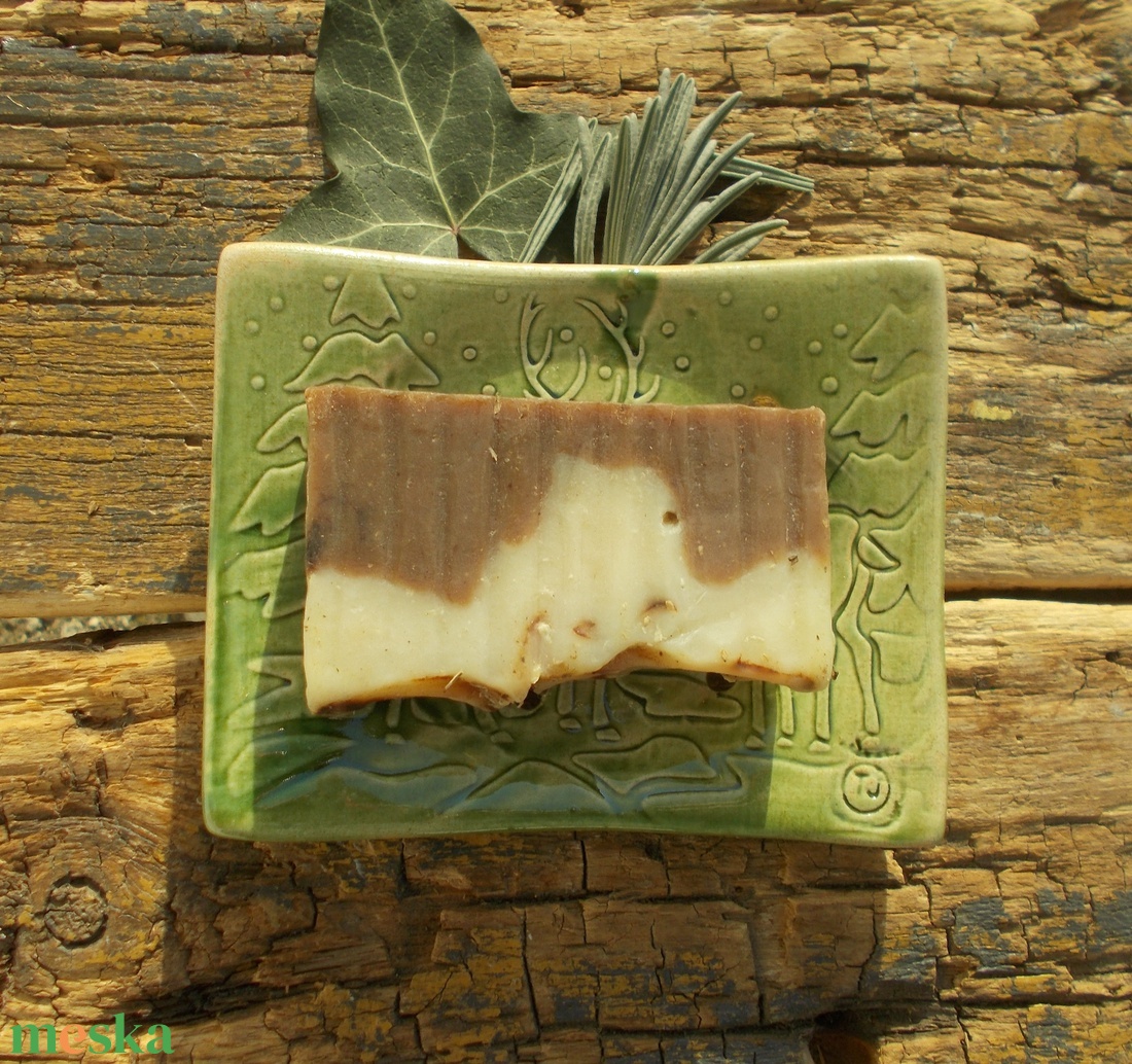 Szappantartó őzekkel - otthon & életmód - fürdőszoba - szappantartó - Meska.hu