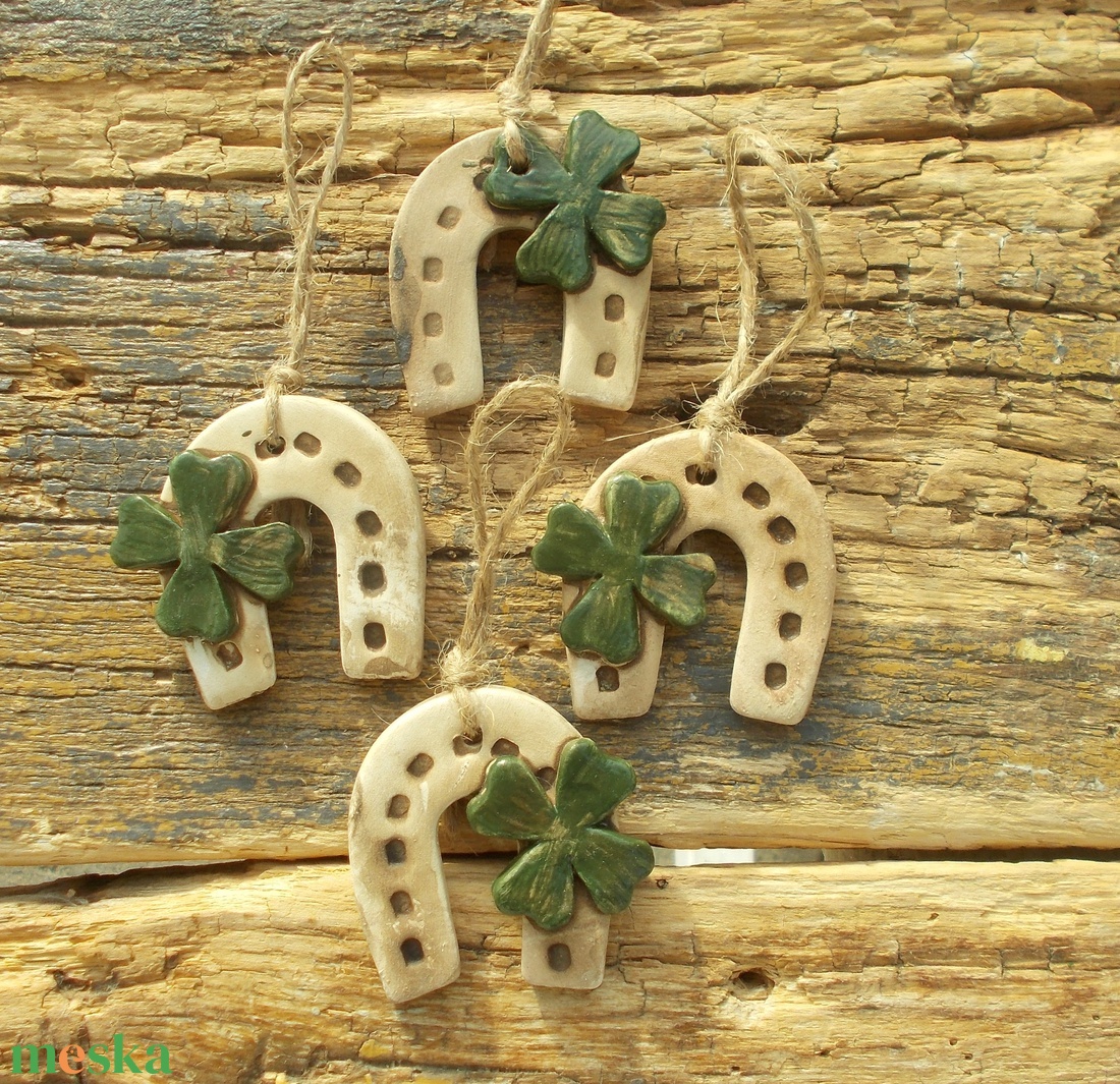 4 db Vintage karácsonyfadísz.  - karácsony - karácsonyi lakásdekoráció - karácsonyfadíszek - Meska.hu