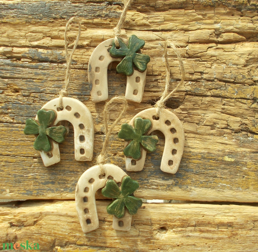 4 db Vintage karácsonyfadísz.  - karácsony - karácsonyi lakásdekoráció - karácsonyfadíszek - Meska.hu