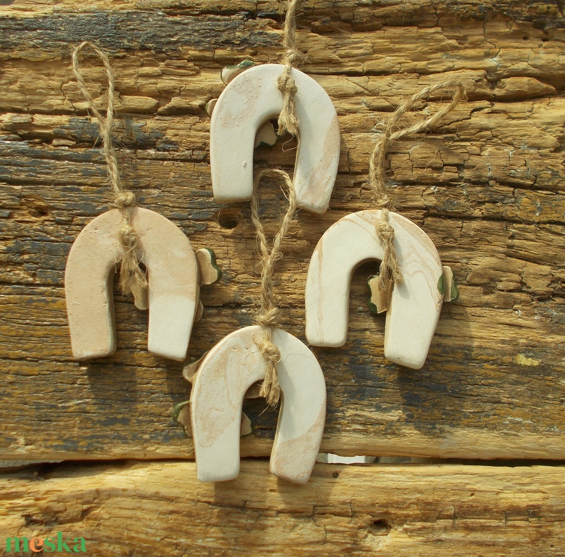 4 db Vintage karácsonyfadísz.  - karácsony - karácsonyi lakásdekoráció - karácsonyfadíszek - Meska.hu