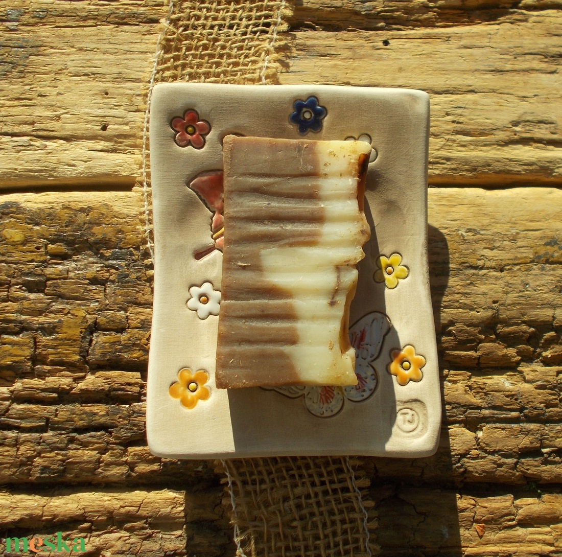 Pillangós szappantartó - otthon & életmód - fürdőszoba - szappantartó - Meska.hu