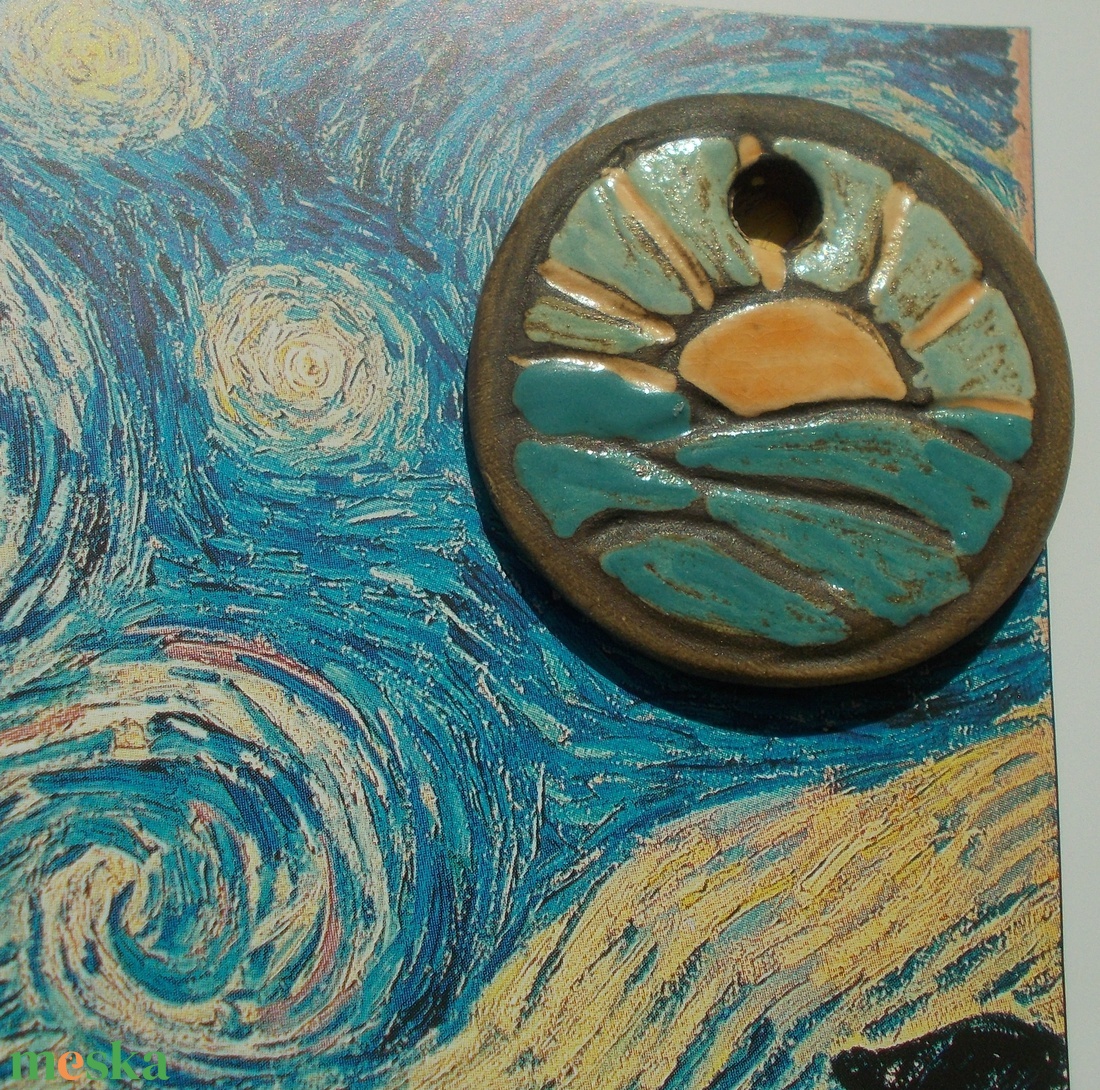 Felkelő nap, MEDÁL - ékszer - nyaklánc - medál - Meska.hu