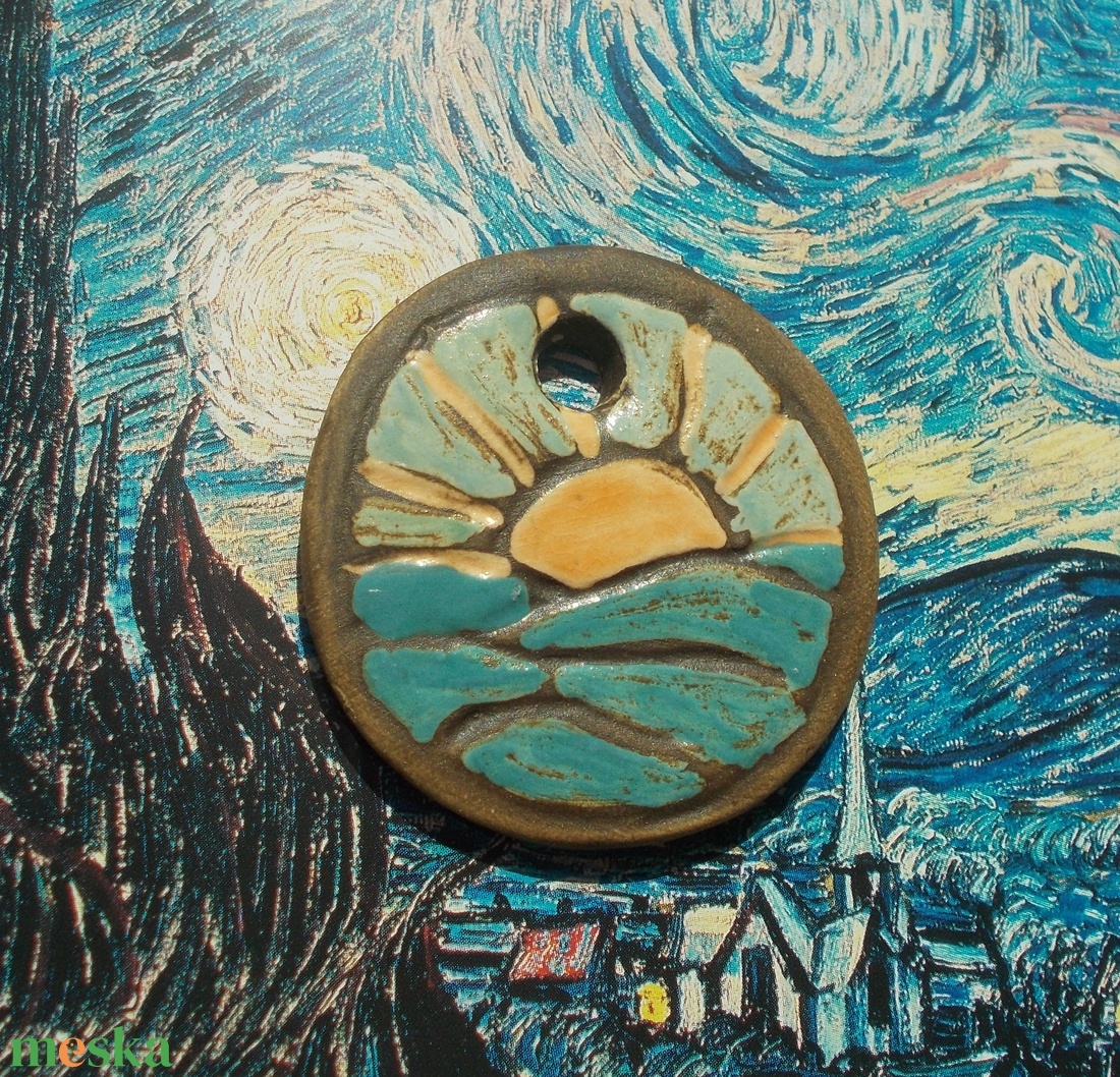 Felkelő nap, MEDÁL - ékszer - nyaklánc - medál - Meska.hu