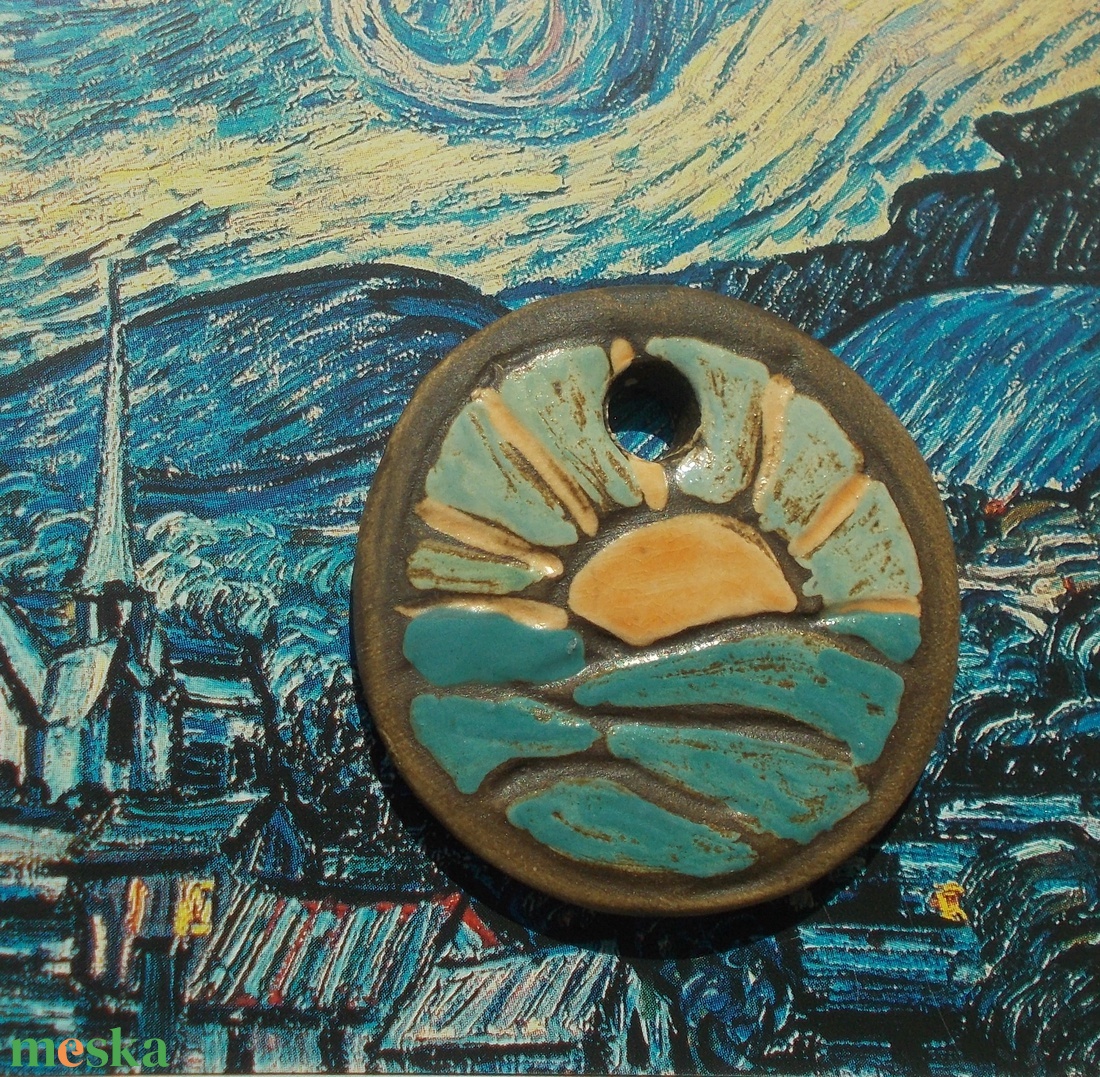 Felkelő nap, MEDÁL - ékszer - nyaklánc - medál - Meska.hu