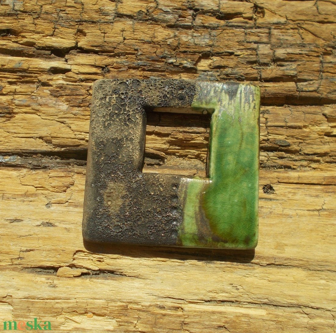 Zöld ,barna , MEDÁL - ékszer - nyaklánc - medál - Meska.hu