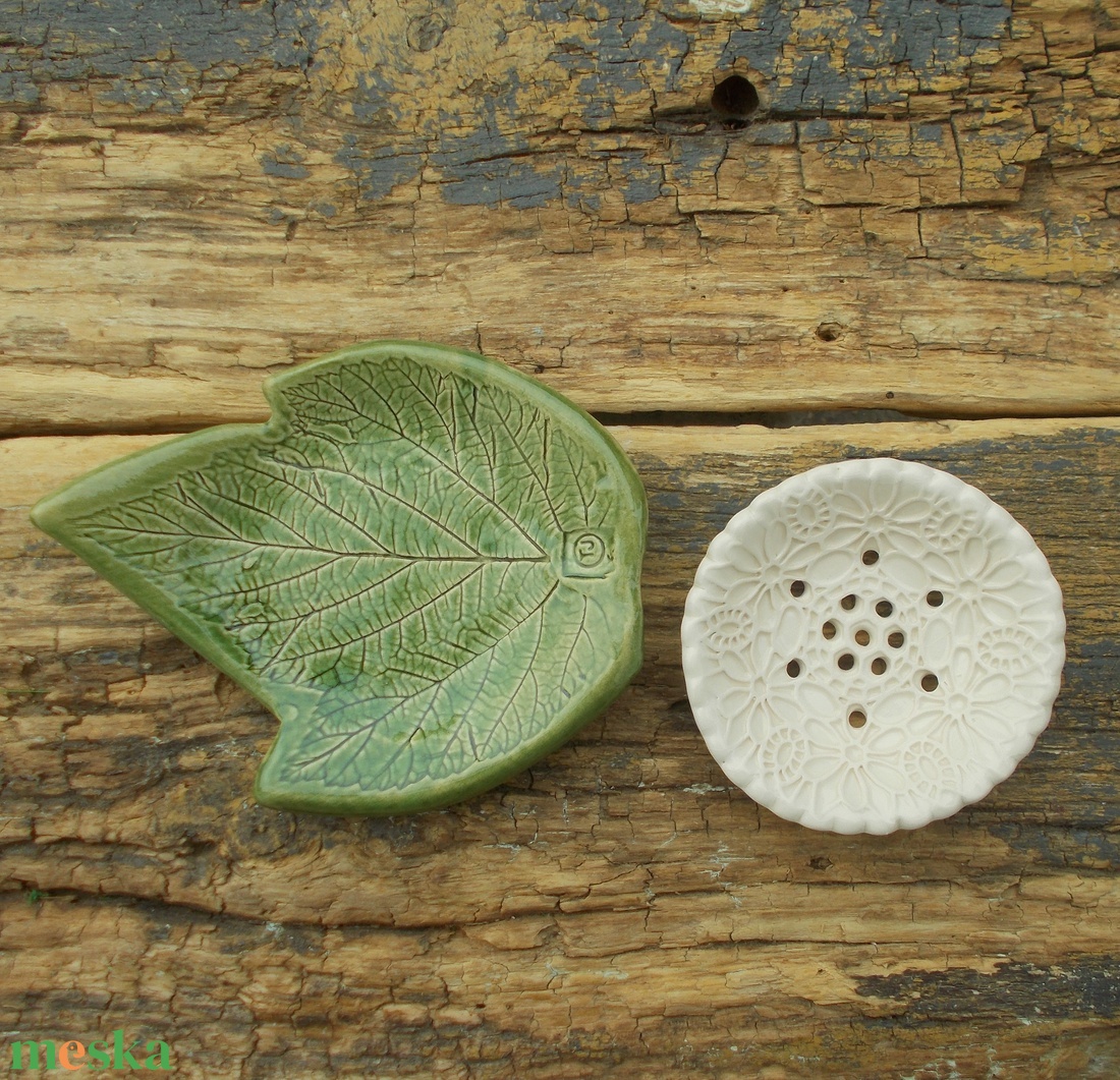 Kétrészes szappantartó - otthon & életmód - fürdőszoba - szappantartó - Meska.hu