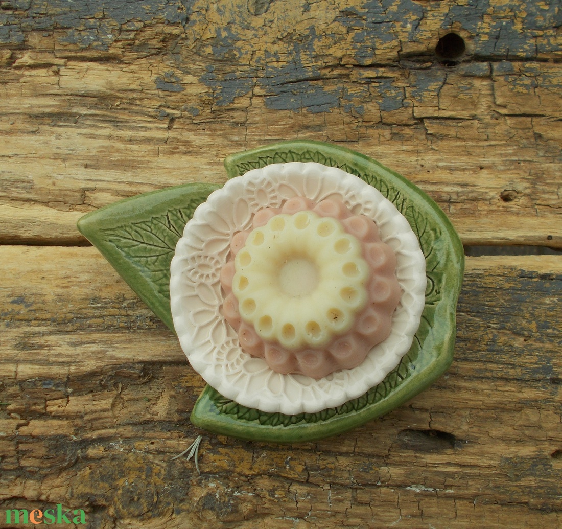 Kétrészes szappantartó - otthon & életmód - fürdőszoba - szappantartó - Meska.hu