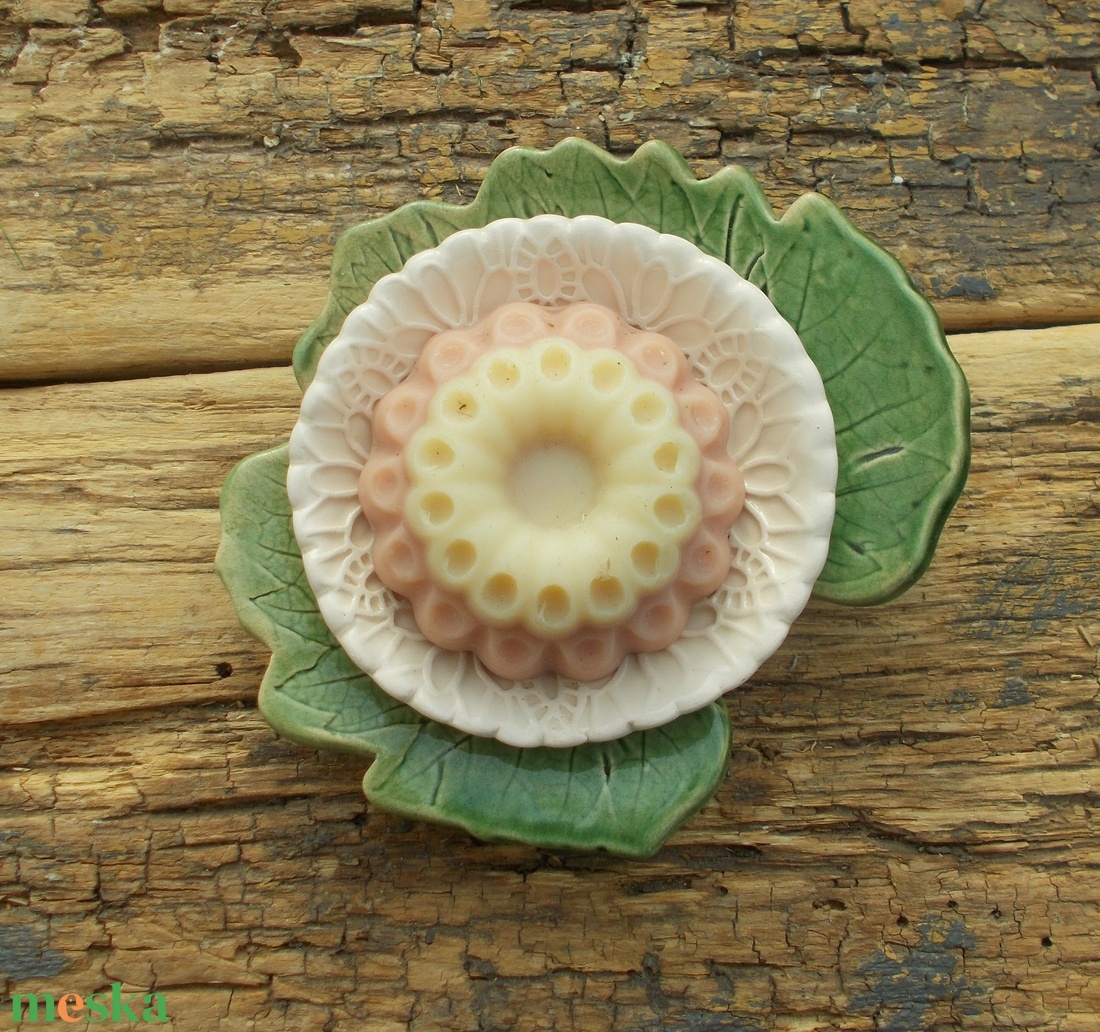 Kétrészes szappantartó - otthon & életmód - fürdőszoba - szappantartó - Meska.hu